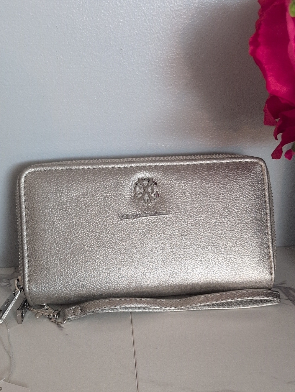 CXL By Christian LaCroix - Metallic Gold Wristlet Wallet